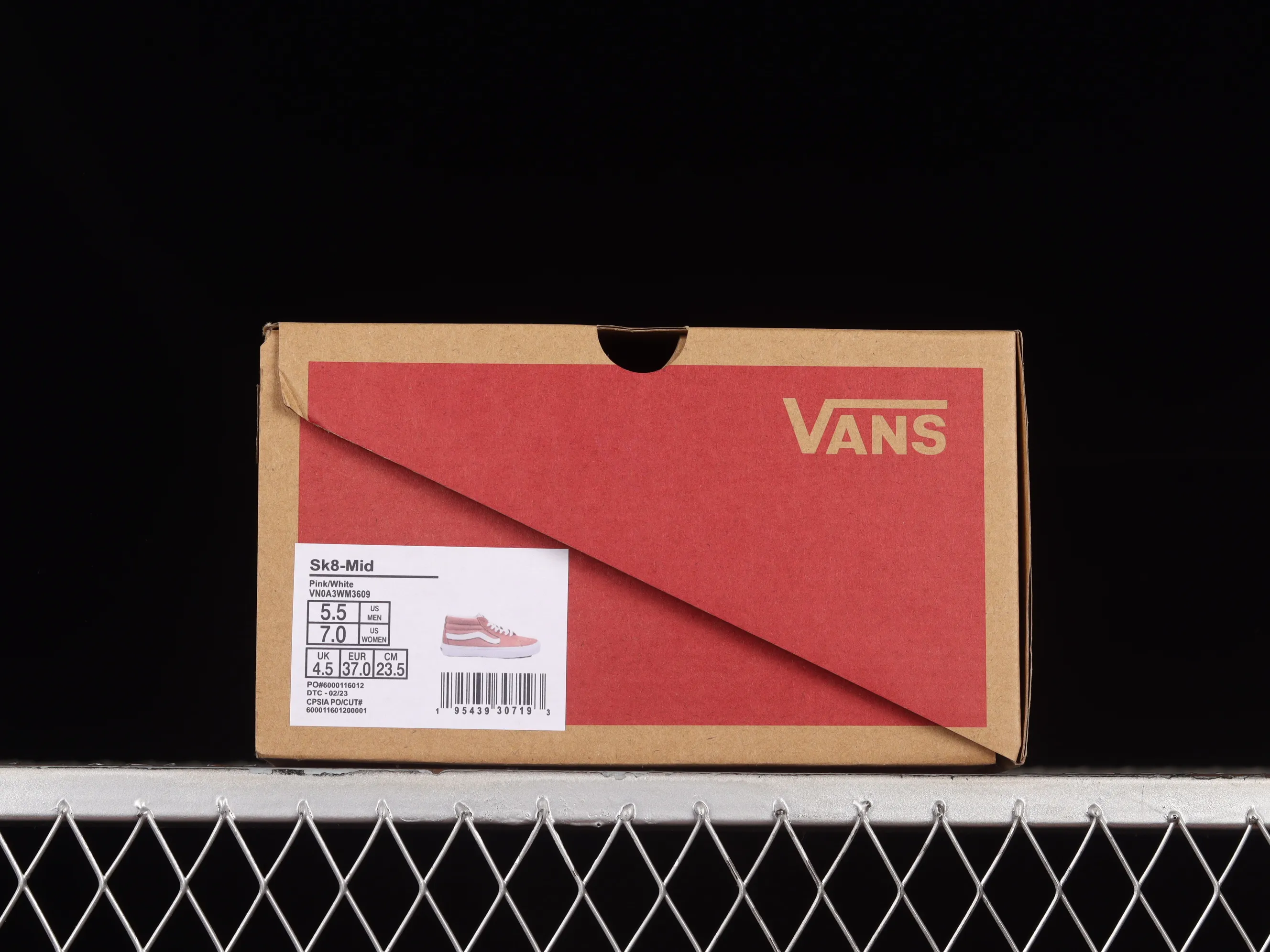 All categories Vans Vans series Vans Mid Vans China Vans Sk8-Mid cherry blossom pink mid-top casual sneakers VN0A3WM3609